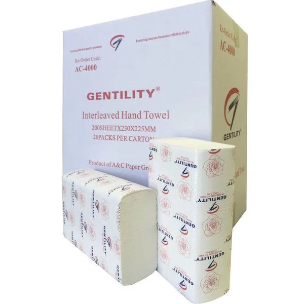 A&C MULTIFOLD HAND TOWEL GENTILITY (AC-4000) 200SX20/CTN