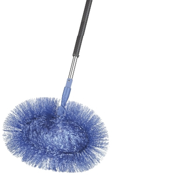 OATES COBWEB OVAL BRUSH WITH TELESCOPIC HANDLE