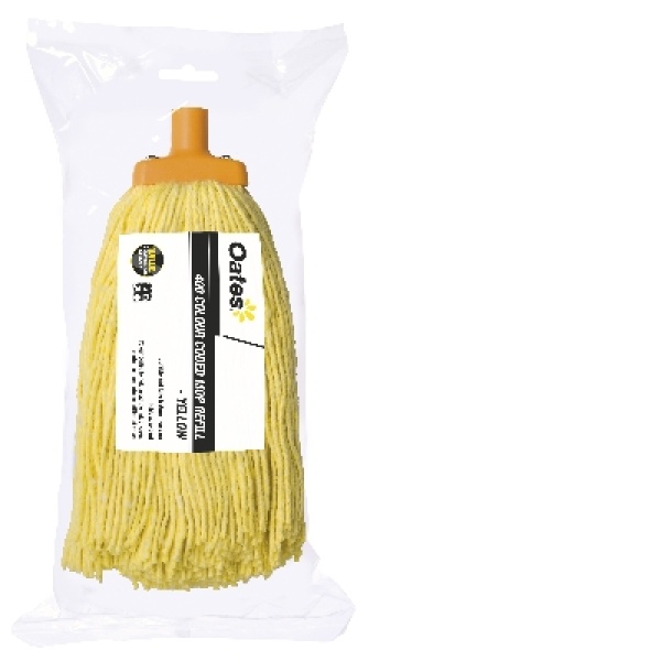 OATES VALUE MOP HEAD 400G YELLOW