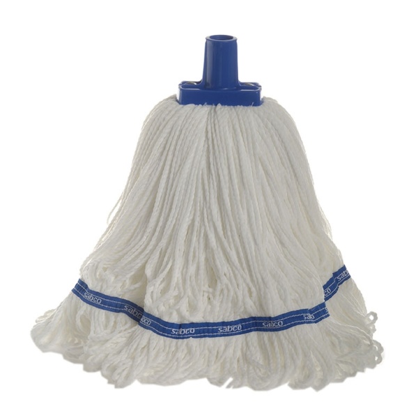 SABCO MICRO FIBRE MOP HEAD ROUND BLUE