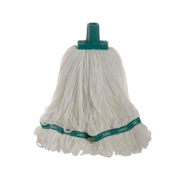 SABCO MICRO FIBRE MOP HEAD ROUND GREEN
