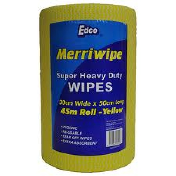MERRIWIPE ROLL S HEAVY YELLOW