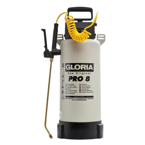 GLORIA POLY SPRAYER  8.0L SPIRAL HOSE