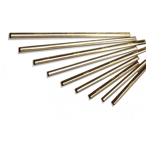 ETTORE BRASS CHANNEL N RUBBER 18" 45CM