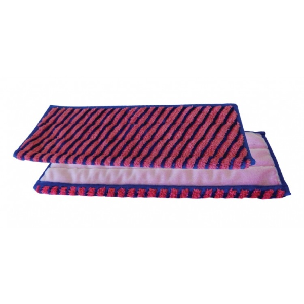 COMPACT FLAT MOP VELCRO SCRUB DRY PAD 30CM