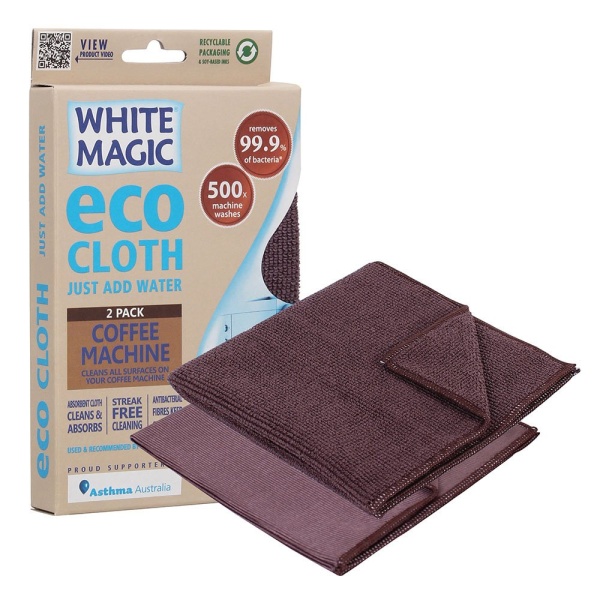 ECO MICROFIBRE CLOTH COFFEE MACHINE 2PACK