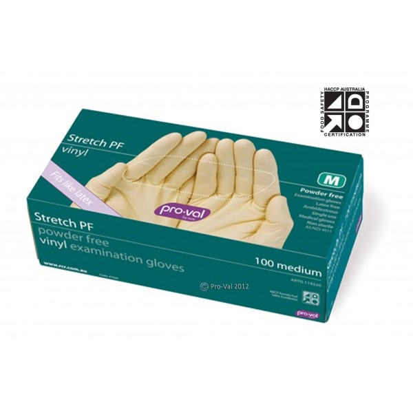 STRETCH VINYL GLOVE XLARGE 100PCS/BOX (41028)