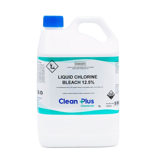 CHLORINE BLEACH 12.5% MAX 5L