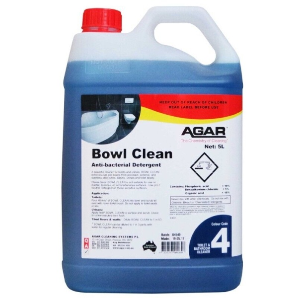 BOWL CLEAN 5L 4IN1 TOILET CLEANER