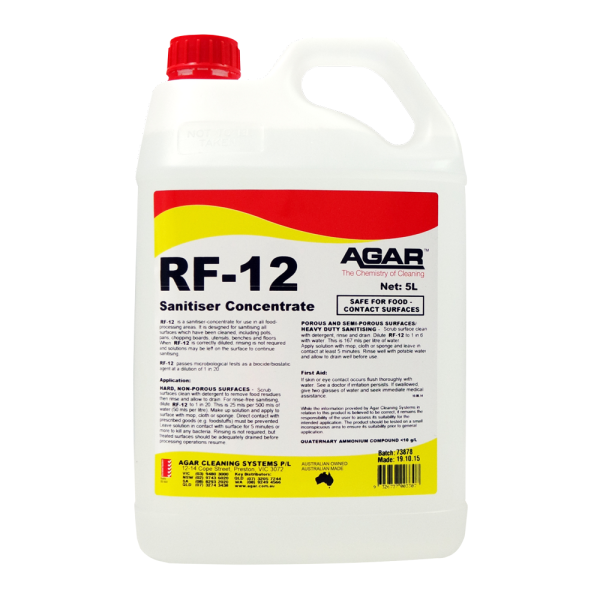 RF-12 FOOD GRADE SANITISER 5L