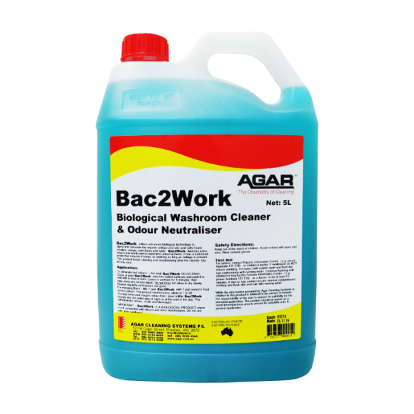BAC2WORK 5L BIO BATHROOM CLEANER