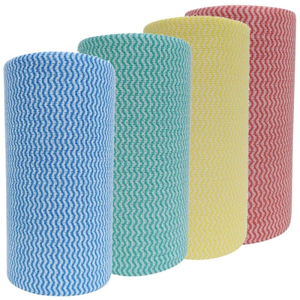 ROLL WIPES 30X50CM 90SHEET BLUE